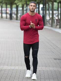 Heren T-shirt | Bound By Honour - maat S Bourgogne