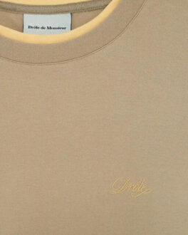 Heren t-shirt d mirior - maat S Beige