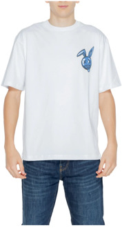 Heren T-shirt Lente/Zomer Collectie 100% Katoen Pharmacy Industry , White , Heren - Xl,L,M,S,Xs