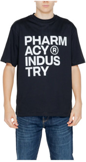 Heren T-shirt Lente/Zomer Collectie Pharmacy Industry , Black , Heren - Xl,L,M,S,Xs