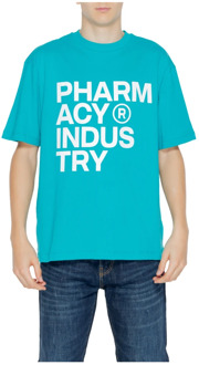 Heren T-shirt Lente/Zomer Collectie Pharmacy Industry , Blue , Heren - Xl,L,M,S,Xs