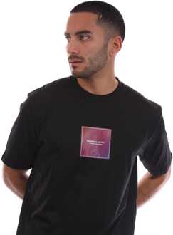 Heren T-shirt Marshall Artist Linear Box in zwart - maat L