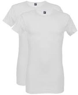 Heren T-shirt Ottawa Navy Ronde Hals Slim Fit 2-Pack - XL