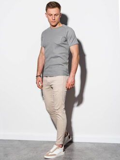 heren t-shirt s1182 Grijs - XL