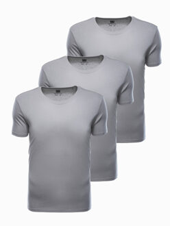 heren t-shirt z30-v-12 3-pak - maat XL Grijs