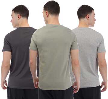 Heren T-shirts NICCE Petras 3 Pack in Multi kleur - maat 2XL Veelkleurig