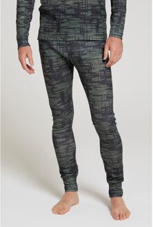 Heren Talus Dash Print Thermobroek (Kaki Groen) - 2XL