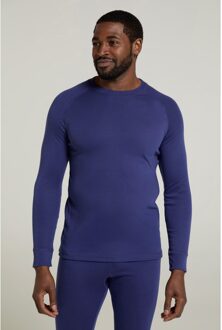 Heren Talus Ronde Hals Thermo Top met Lange Mouwen (Donkerblauw) - 3XL