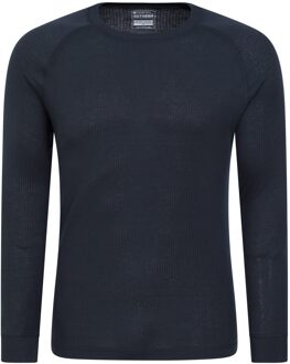Heren Talus Ronde Hals Thermo Top met Lange Mouwen (Marine) Navy