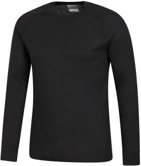 Heren Talus Ronde Hals Thermo Top met Lange Mouwen (Zwart) - 2XL