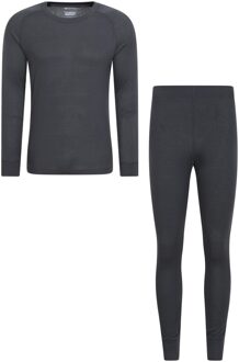 Heren Talus Thermische Base Layer Set (Houtskool) - 3XL