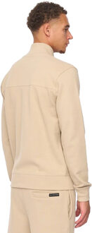 Heren Tames Volledige Rits Sweatshirt (Stone) Steen