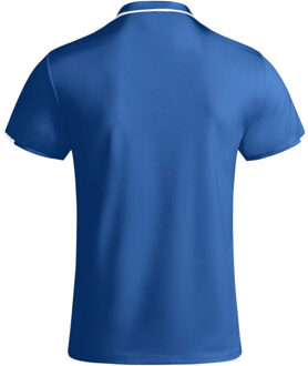 Heren tamil poloshirt met korte mouwen Blauw - XL