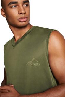 Heren tanktop Alberta Groen/Grijs - M
