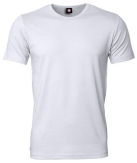 Heren taranto t-shirt met korte mouwen - maat XL Wit