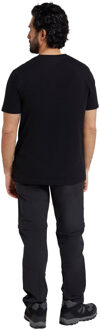 Heren Tech Mountains Organic T-Shirt (Zwart) - 3XL