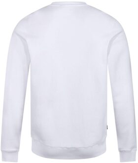 Heren Tekst Sweatshirt (Wit)