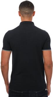Heren Teresina geruit poloshirt (Marine) Navy