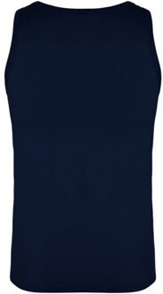 Heren texas plain tank top Blauw - M