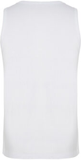 Heren texas plain tank top Wit - M
