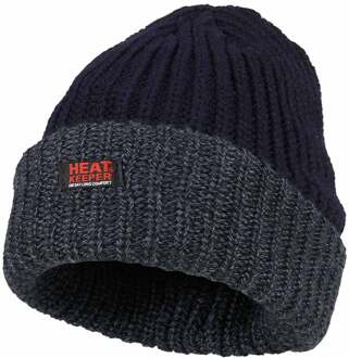 Heren Thermo Muts Navy