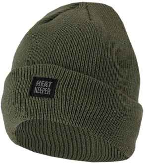 Heren Thermo Muts Wind/Waterproof Army - One size