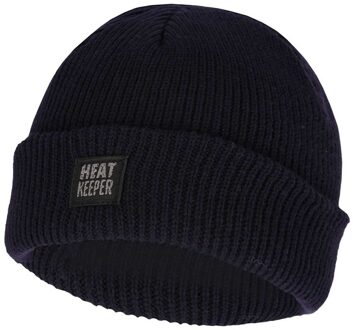 Heren Thermo Muts Wind/Waterproof Navy - One size