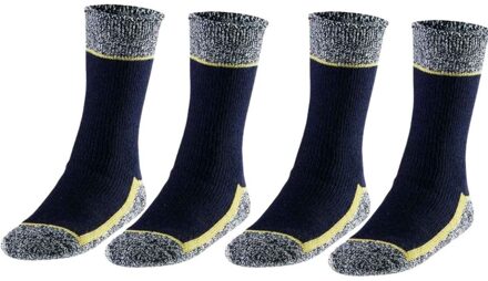 Heren Thermo WerkSokken 4-pack Navy - 41/46