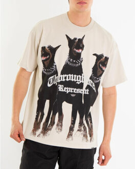 Heren thoroughbred t-shirt Bruin - M