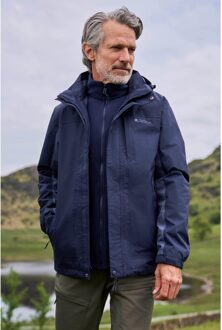 Heren Thunderstorm 3 in 1 Waterdichte Jas (Donkerblauw) - XL
