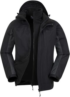 Heren Thunderstorm 3 in 1 Waterdichte Jas (Grijs) - M