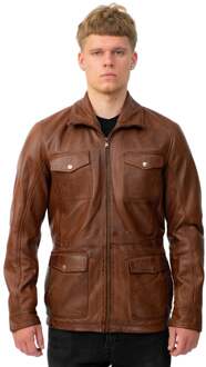 Heren Timber Safari-jas-Santa Cruz Bruin - L