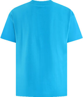 Heren tonal logo t-shirt Blauw