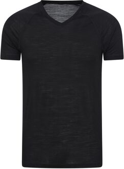 Heren Top Merino Wol Thermo Top (Zwart) - maat XS