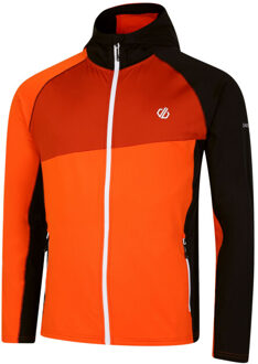 Heren touring hooded stretch full zip jacket Oranje - XXL / XXXL