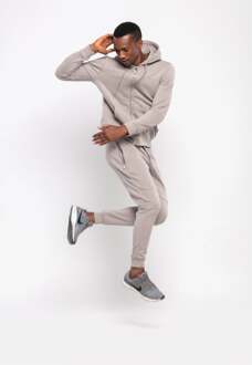 Heren Trainingspak met doorlopende ritssluiting - maat Beige