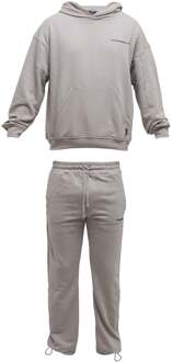 Heren trainingspak oversized relaxed - maat Beige