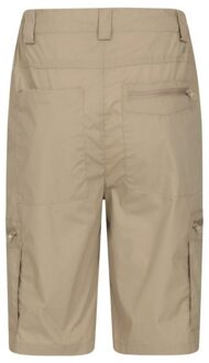 Heren Trek Cargo Shorts (Beige) - maat