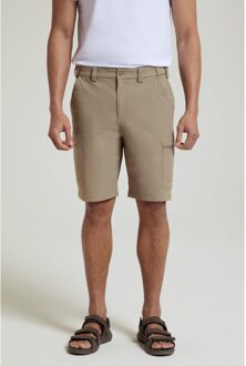 Heren Trek Cargo Shorts (Donker Beige) - 28 (Taille)