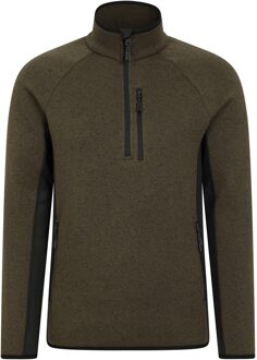 Heren Treston Fleece Top (Kaki Groen) - 3XL