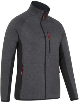 Heren Treston Full Zip Fleecejack (Zwart) - 2XL