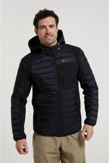 Heren Turbine II Softshell gewatteerd jack (Jet Zwart) - M