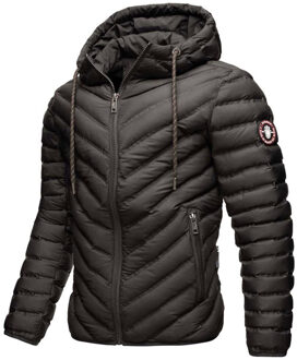 Heren Tussenjas Fey Tun – Stijlvol, Winddicht & Met Innovatief Gewatteerd Design Grijs - 2XL