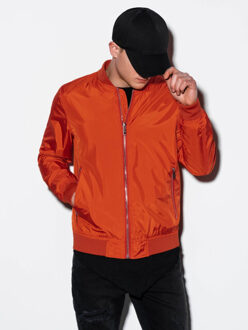 Heren tussenjas steen rood brick c439 - M