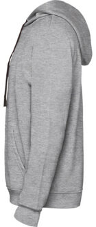 Heren urban plain heather hoodie Grijs - XS