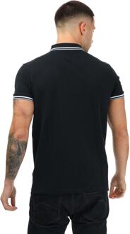 Heren Vancouver getipt poloshirt (Marine) - maat XL Navy
