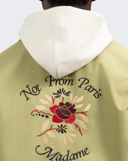 Heren veste slogan rose Groen - L