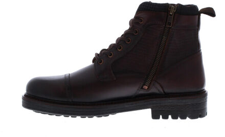 Heren veterboot | heren | maat: | leer Bruin - 41