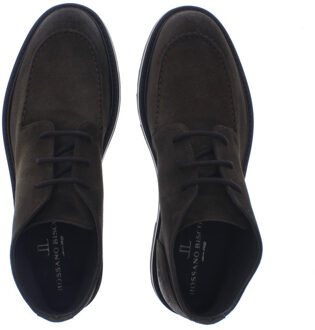 Heren veterboot suede | heren | maat: | suede Groen - 44