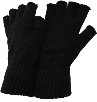 Heren vingerloze winterhandschoenen (Zwart) - maat